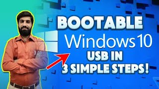 Windows 10 making bootable in simple 3 steps [upl. by Nicolette]