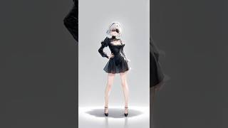 Gambare Gambare Senpai 2bヨルハ二号B型 Ver NieRAutomata shorts dance dance senpai [upl. by Rramahs]