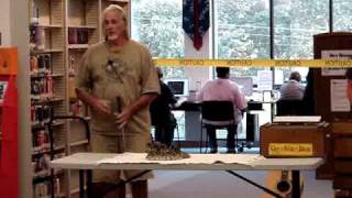 Okefenokee Joe introduces Junior the sixfoot eastern diamondback rattlesnake [upl. by Swarts]