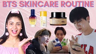 I tried BTS Skincare Routine 💜 [upl. by Annaya278]