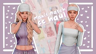 JUNE CC HAUL  CC LINKS💜👗  The Sims 4 [upl. by Atrebla]