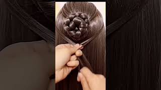 Beautiful hairstyle for girls hairstyle hair hairtutorial beautiful braids frisure kapsel [upl. by Nevet]