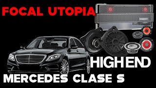 MERCEDES CLASE S HIGH END FOCAL UTOPIA MOSCONI PRO 830 DSP ETON AUDIO COMPONENT [upl. by An]