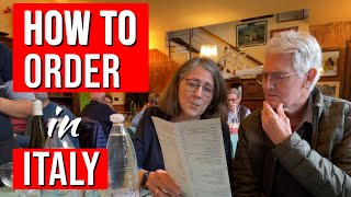 Ordering Food in Italy 10 Things You Must Know [upl. by Ssecnirp]