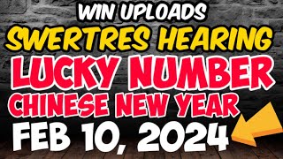 Swertres Hearing Today LUCKY NUMBER February 10 2024  Chinese New Year [upl. by Lasley377]