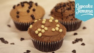 How to make Perfect Chocolate Buttercream  Cupcake Jemma [upl. by Pantin]