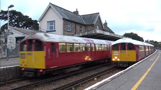 Isle of Wight London Tube trains 1930s Class 483 10th October 2016 [upl. by Koran458]