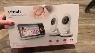 Vtech Baby video monitor sm82522 [upl. by Belldame920]