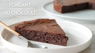 Le FONDANT AU CHOCOLAT  La recette facile du Meilleur Gâteau au Chocolat [upl. by Yanehs233]