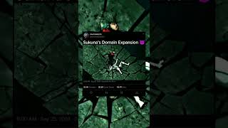 Sukunas Domain Expansion  Jujutsu Kaisen  anime shorts [upl. by Eiresed40]