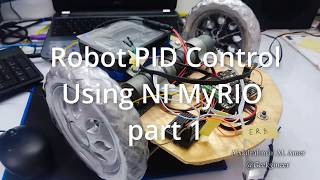 Robot PID control using myRIO Single motor  part 1 [upl. by Kaczer]