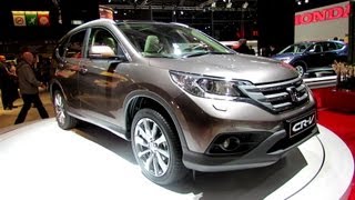 2013 Honda CRV Exclusive Navi  Exterior and Interior Walkaround  2012 Paris Auto Show [upl. by Yug]