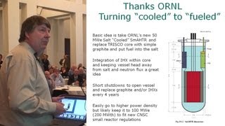 David LeBlanc  Molten Salt Reactor Designs Options amp Outlook  TEAC4 [upl. by Mervin]