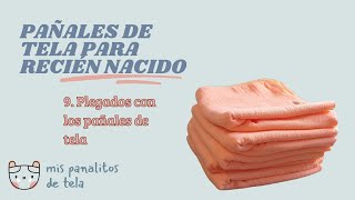 9 PLEGADOS CON LOS PAÑALES DE TELA [upl. by Amalbergas]