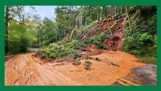 Hurricane Helene in Brevard NC [upl. by Nnhoj]