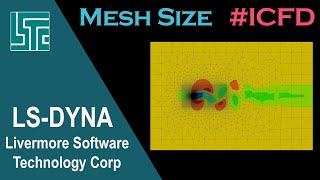 ICFD tutorial Mesh Size in LSDYNA R11 [upl. by Osber]