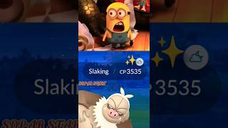 Omg🤯 Cp 3535 ✨Slaking in pokemon go pokemon soparstart shotes pokemongo [upl. by Laws]