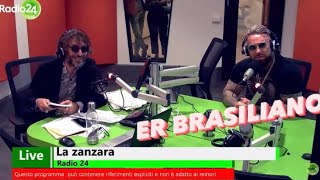 ER BRASILIANO invade gli studi di Milano  LA ZANZARA 17062021 [upl. by Mossolb146]