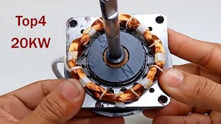 free energy 240v electricity 20000W 50kv energy generator top4 magnetic copper transformer ideas [upl. by Yzzik]