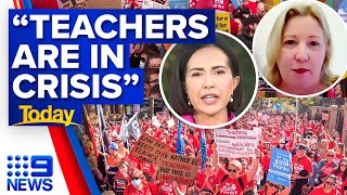 School teachers quitting in record numbers new report reveals  9 News Australia [upl. by Mohkos]