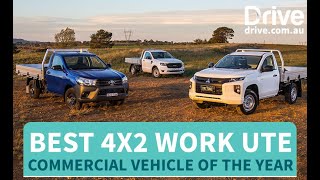 2019 Best 4x2 Work Ute  Toyota HiLux v Mitsubishi Triton v Ford Ranger [upl. by Nolly]