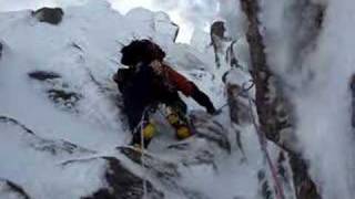 Winter climbng on Fluted Buttress Direct 31st March 2008 [upl. by Latouche51]