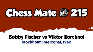 Bobby Fischer vs Viktor Korchnoi • Stockholm Interzonal 1962 [upl. by Ahcarb]