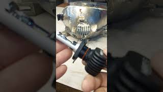 How to install the led headlights H4 headlight johnnyscarbon ledlights [upl. by Eve545]