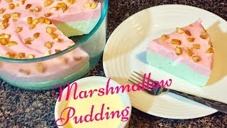 Marshmallow Pudding  Quick amp Easy [upl. by Ahsiekam]