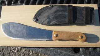 Wolverine Survival Knife Review custom machete [upl. by Asserac]