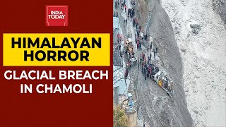 Uttarakhand Glacier Burst Here Are 5 Most Devastating Pictures Of Chamoli Disaster [upl. by Nnyre]