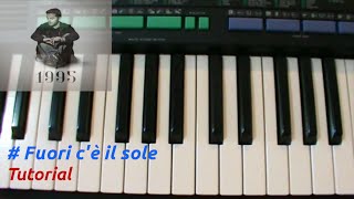 ITA Fuori cè il sole Lorenzo Fragola Tutorial Piano [upl. by Yeltnarb]