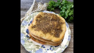 Sourdough Man’oushe Za’atar Flatbread [upl. by Hpesoj586]