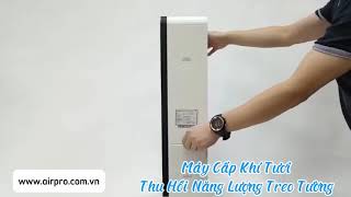 Máy cấp khí tươi treo tường ERVQ1501B1 cho phòng 40m2 [upl. by Attesoj]