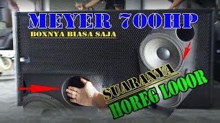 GSM MEYER SOUND SYSTIM SPEAKER 700HP ULTRA HIGH SUBWOFER [upl. by Victoria]