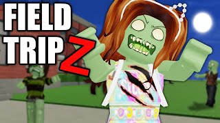 The ZOMBIES Took Over SCHOOL And I Had To Find A Way Out in Field Trip Z Roblox [upl. by Eeb]