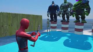 GTA 5 Epic Ragdolls RED SPIDERMAN VS RED MINION VS GREEN MINIONEuphoria Physics amp Funny Fails 39 [upl. by Asus]