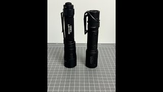 Surefire EDC2 DFT 700 Lumens 100000 Candela vs Modlite OKW 680 Lumens 69000 Candela [upl. by Thomey723]