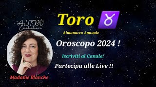 Toro ♉️ Oroscopo Annuale 2024 [upl. by Asimaj]