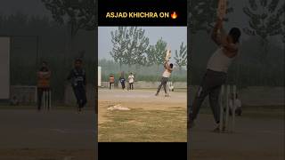 ASJAD KHAN ON FIRE AGAIN NANGLA SAHU shorts cricket youtubeshorts [upl. by Atteiram827]