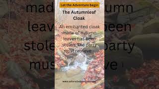 Solo Roleplaying Adventure Hook October 10 [upl. by Chester]