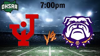 Jackson Ironmen Vs Bloom Carroll Bulldogs Varsity Football 7PM [upl. by El]