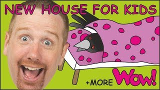 New House for Kids  MORE Stories for Children from Steve and Maggie  Learning Wow English TV [upl. by Anitram]