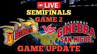 SAN MIGUEL VS GINEBRA GAME 2 UPDATE  PBA UPDATES  PBA HIGHLIGHTS  PBA LIVE [upl. by Nosnirb]