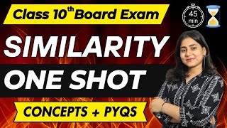 One Shot Series  Chapter 1 Similarity  Class 10th Geometry  Board Exam  Maharashtra Board [upl. by Attalanta]