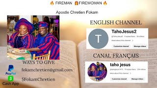 🔥FIREMAN 👩‍🚒FIREWOMAN 🔥Apostle Chretien Fokam [upl. by Einad]