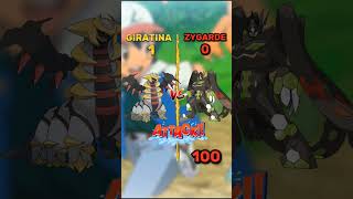 Giratina😈 VS Zygarde🔥  pokemon pikachu shots ash [upl. by Akilak]