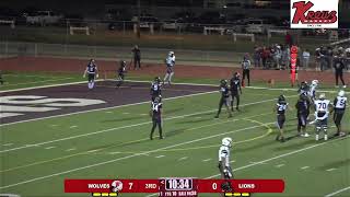 PFLUGERVILLE WEISS WOLVES vs LOCKHART LIONS 10182024 [upl. by Fang299]