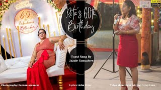 New Konkani Special Toast song  Happy 60th Birthday Ritinha Rita Dias  by Jazzle Gonsalves [upl. by Imotas440]