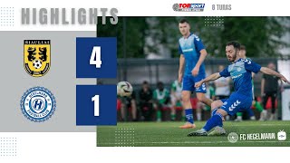 TOPsport Pirma lyga 8 turas FA Šiauliai B x FC Hegelmann B  HIGHLIGHTS [upl. by Nikolaos]